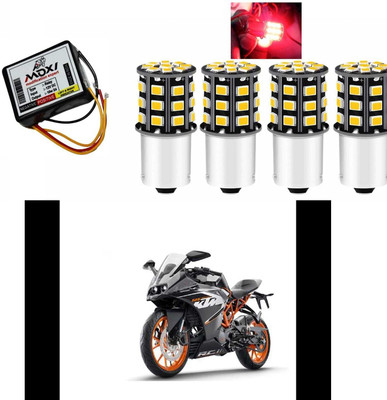 PRTEK Front, Side LED Indicator Light for Yamaha RC 390(Red)