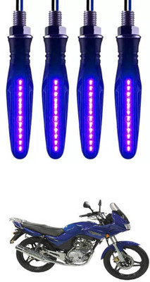 E-Shoppe Front, Rear, Side LED Indicator Light for Honda YBR 125(Blue)