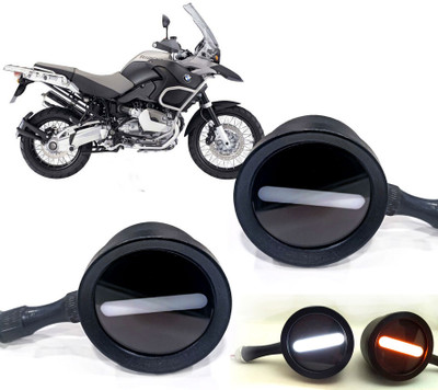 AUTO PEARL Front LED Indicator Light for Bajaj GS(White, Yellow)