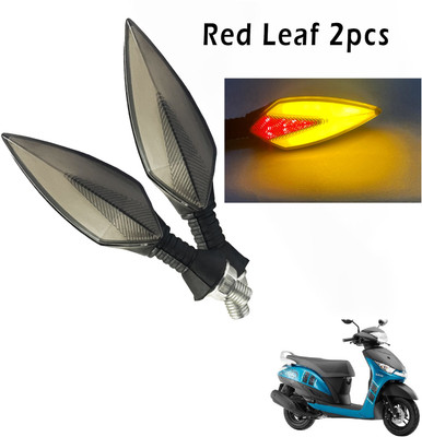 Generox Front, Rear, Side LED Indicator Light for Yamaha Alpha(Red, Yellow)
