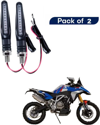 JMA TRADING Front, Rear LED Indicator Light for BMW Universal For Bike(Yellow)