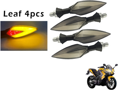 Generox Front, Rear LED Indicator Light for Bajaj Pulsar 400 SS(Red, Yellow)