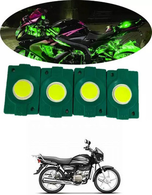 FKOK Front, Rear, Side LED Indicator Light for Hero Splendor(Green)