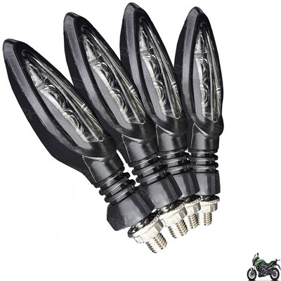 Generox Front, Rear LED Indicator Light for Bajaj Dominar 400(Amber)