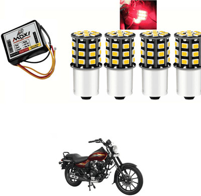 PRTEK Front, Side LED Indicator Light for Bajaj Avenger 220 DTS-i(Red)