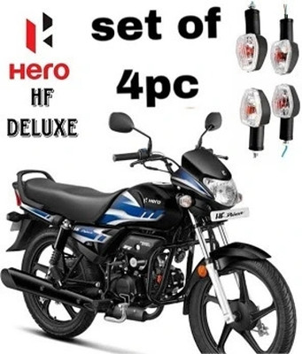 SKP Front, Rear, Side Incandescent Indicator Light for Hero HF Deluxe, CD deluxe, Glamour FI, Splender iSMART(Orange)