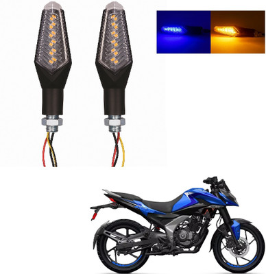 JMA TRADING Front, Rear LED Indicator Light for Bajaj Universal For Bike(Blue, Amber)