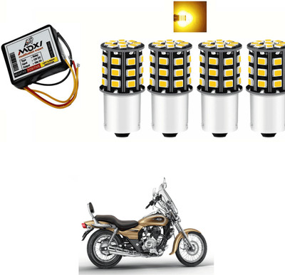 PRTEK Front, Side LED Indicator Light for Bajaj Avenger 220 DTS-i(Yellow)