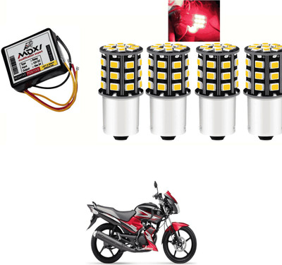 PRTEK Front, Side LED Indicator Light for Yamaha SS 125(Red)