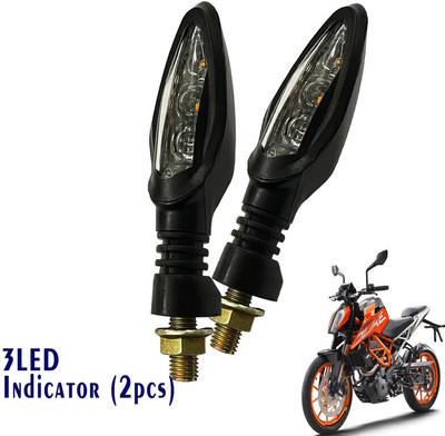 Generox Front, Rear LED Indicator Light for KTM Duke 390(Yellow)