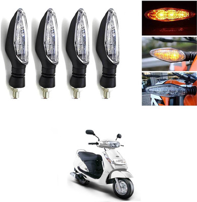 LOVMOTO Front, Rear LED Indicator Light for Mahindra Duro DZ(Multicolor)