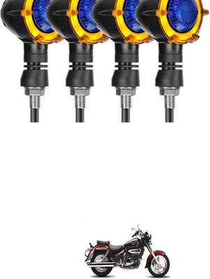 PRTEK Front, Rear LED Indicator Light for Hyosung Aquila 250(Multicolor)