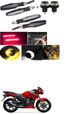 E-Shoppe Front, Rear, Side LED Indicator Light for TVS Apache RTR 160(Yellow, Blue)