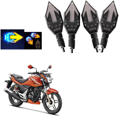 DriveXpert Front, Rear LED Indicator Light for Hero Xtreme(Blue, Yellow)