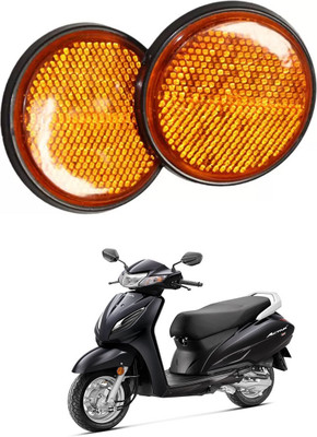 E-Shoppe Front, Rear, Side LED Indicator Light for Honda Universal For Bike(Yellow)