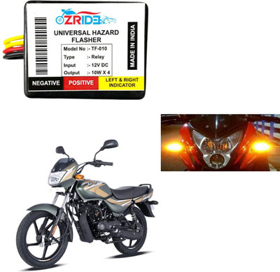 ZRIDE Front, Side, Rear Flasher Indicator Light for Bajaj CT 100