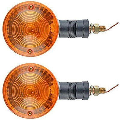 My Earth Store Front, Rear Halogen Indicator Light for Yamaha RX 100, RX-135, RXZ, RD 350, Rajdoot(Orange)
