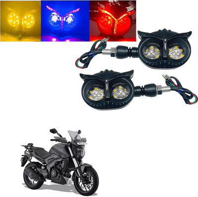 Vagary Front, Rear LED Indicator Light for Bajaj Dominar 400(Blue, Yellow, Red)