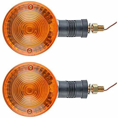 Sacriti Front, Rear Halogen Indicator Light for Yamaha RX-100(Amber)