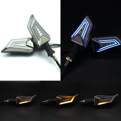 Vagary Front, Rear LED Indicator Light for Bajaj Pulsar N160(Blue, Yellow)