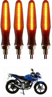 E-Shoppe Front, Rear, Side LED Indicator Light for Bajaj XCD 125cc(Yellow)