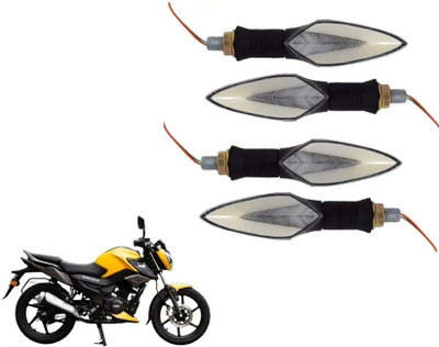CROXIV Front, Rear LED Indicator Light for Universal For Bike Apache, Apache 220, Apache RTR 180, Universal For Bike(Blue, Yellow)