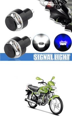 LOVMOTO Front LED Indicator Light for Hero Hunk(White, Blue)