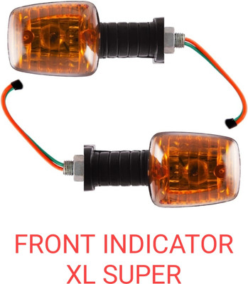 SAM Front Halogen Indicator Light for TVS Heavy Duty Super XL, Super XL(Orange)