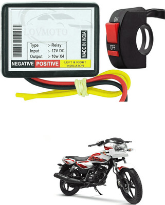 LOVMOTO Front, Rear LED Indicator Light for Mahindra Pantero(Yellow)