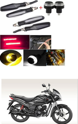 E-Shoppe Front, Rear, Side LED Indicator Light for Hero Passion(Yellow, Blue)