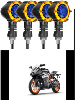 PRTEK Front, Rear LED Indicator Light for Yamaha RC 390(Multicolor)