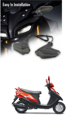 LOVMOTO Side LED Indicator Light for Mahindra Flyte(Amber)