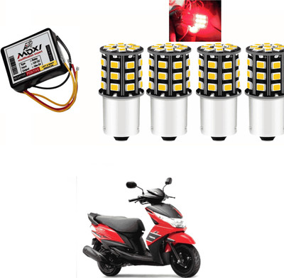 PRTEK Front, Side LED Indicator Light for Yamaha Ray(Red)