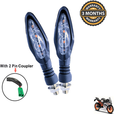Generox Front, Rear LED Indicator Light for KTM RC 390(Yellow)