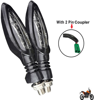 Generox Front, Rear LED Indicator Light for KTM Duke 690(Yellow)