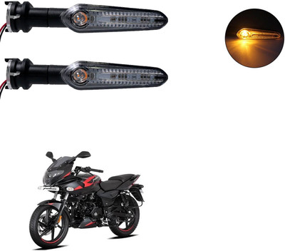 Vagary Front, Rear LED Indicator Light for Bajaj Pulsar 220(Amber)