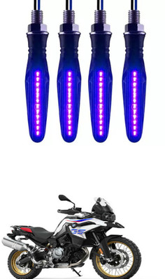 E-Shoppe Front, Rear, Side LED Indicator Light for Universal For Bike Universal For Bike(Blue)