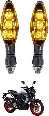 AYW Front, Rear LED Indicator Light for Universal For Bike Universal For Bike(Yellow)
