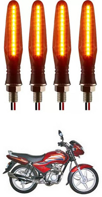 E-Shoppe Front, Rear, Side LED Indicator Light for TVS Victor GLX(Yellow)