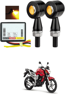 LOVMOTO Front, Rear LED Indicator Light for Yamaha FZ16(Yellow)