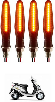 E-Shoppe Front, Rear, Side LED Indicator Light for Mahindra Rodeo RZ(Yellow)