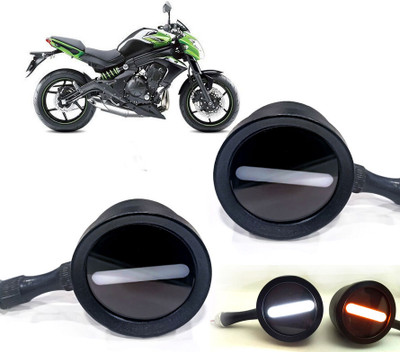 AUTO PEARL Front LED Indicator Light for Honda(White, Yellow)