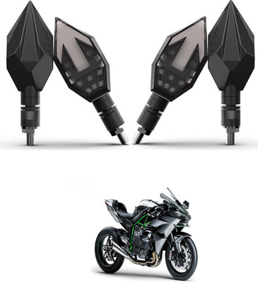 PRTEK Front, Rear LED Indicator Light for Kawasaki(Multicolor)