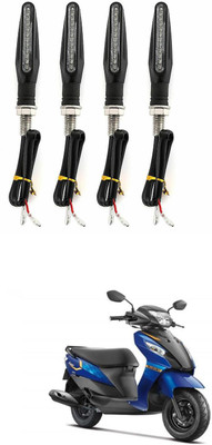 PRTEK Front, Rear LED Indicator Light for Suzuki Lets(Multicolor)