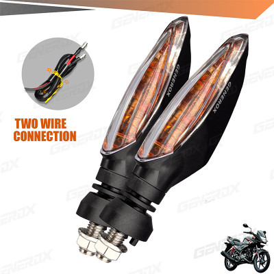 Generox Front, Rear, Side LED Indicator Light for Hero Ignitor R(Amber)