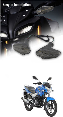 LOVMOTO Side LED Indicator Light for Bajaj Discover 125 DTS-i(Amber)