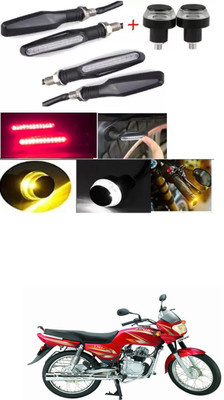 E-Shoppe Front, Rear, Side LED Indicator Light for LML CRD(Yellow, Blue)