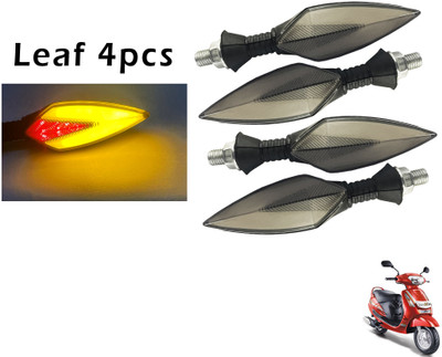 Generox Front, Rear LED Indicator Light for Mahindra Duro DZ(Red, Yellow)