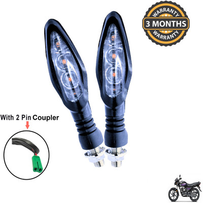 Generox Front, Rear LED Indicator Light for Honda Dream(Yellow)