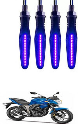 E-Shoppe Front, Rear, Side LED Indicator Light for Suzuki Gixxer(Blue)